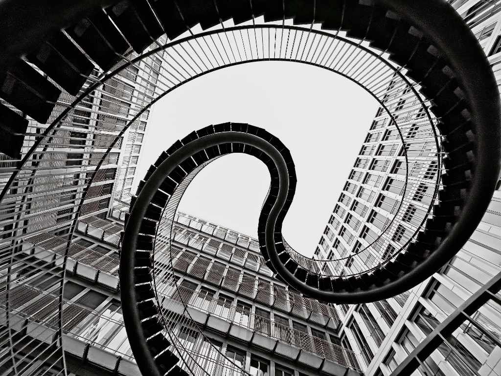 Endlostreppe – Fotografie von Reinhard Mohr, München, für bella martha im Januar 2026